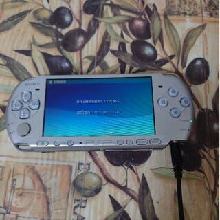 プレイステーションポータブル(PlayStation Portable)のSONY PlayStationPortable PSP-3000 シルバー(携帯用ゲーム機本体)