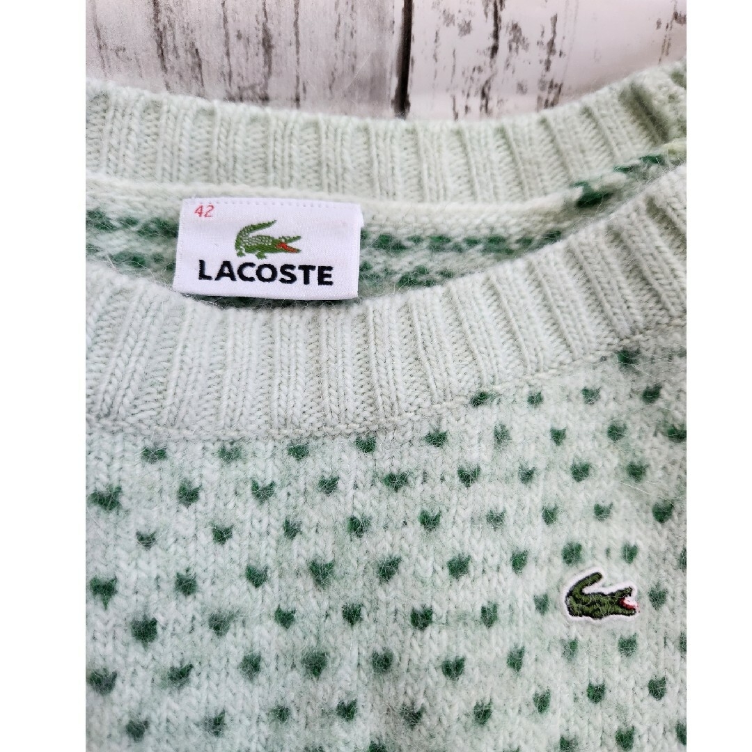 LACOSTEラコステ アルパカ混じりニット