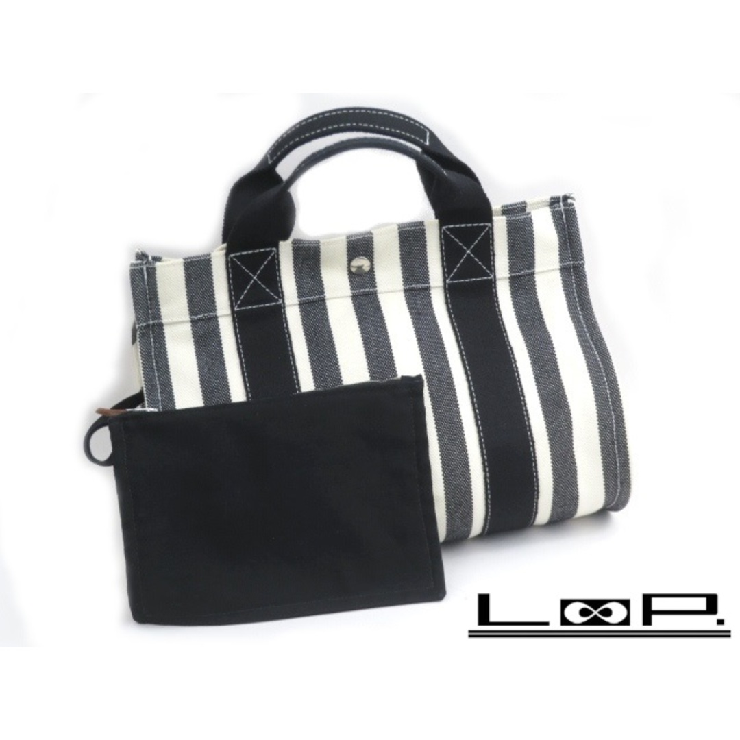 Hermes - □美品□ エルメス カンヌ PM ハンド バッグ ストライプ