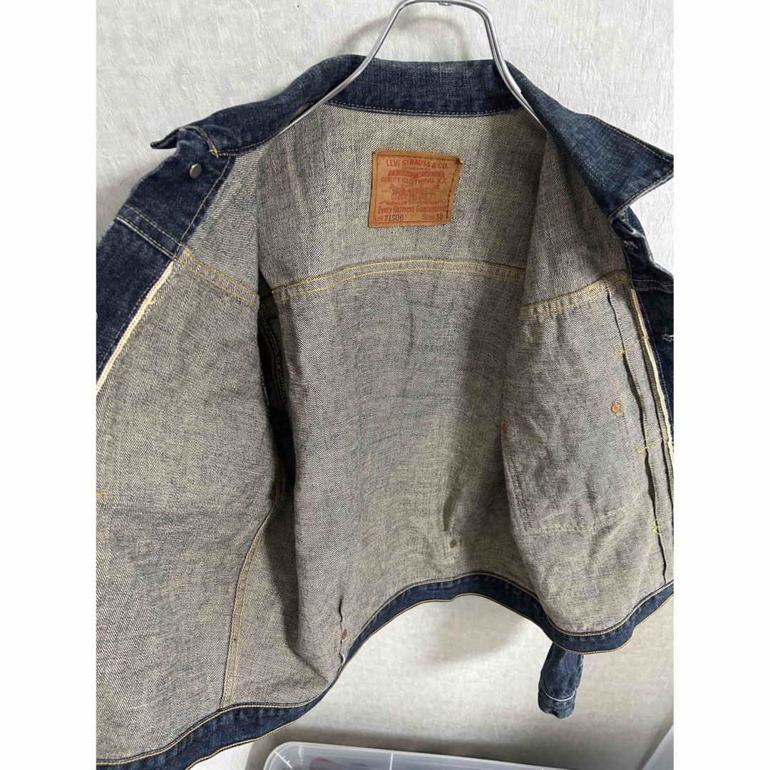 Levi's(リーバイス)の95年製Levi's リーバイス 71506XX Gジャン デニム 38 1st メンズのジャケット/アウター(Gジャン/デニムジャケット)の商品写真