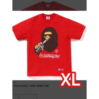 アベイシングエイプ A BATHING APE x COCA COLA  XL