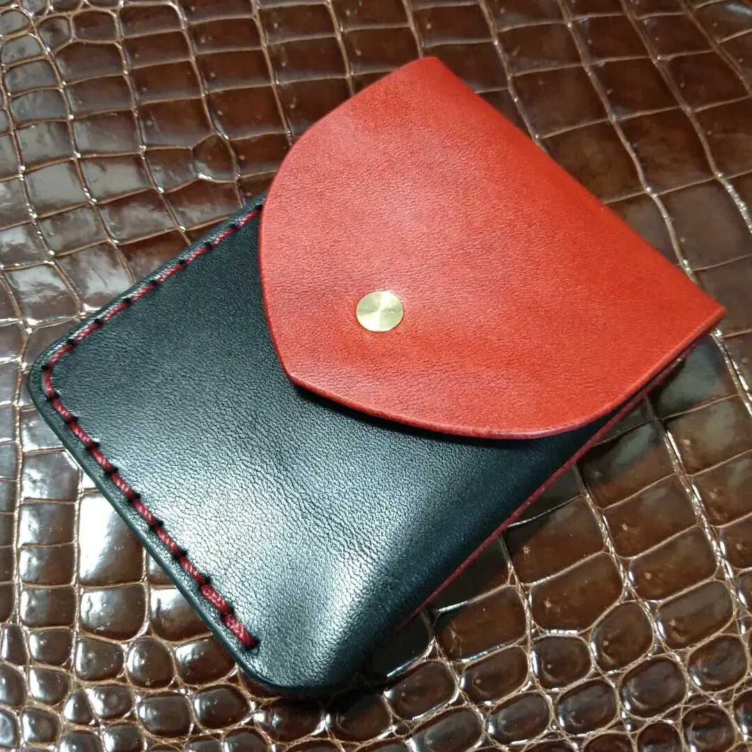 栃木レザー - 試作 鍵が入る財布 小さな財布 キーウォレット 鍵財布 総