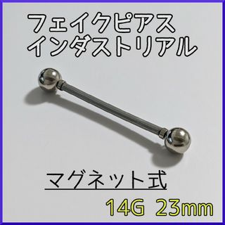 【即購入⭕】インダストリアル フェイクピアス マグネット ピアス 取り付け自由(ピアス)