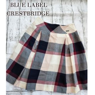 ブラックレーベルクレストブリッジ(BLACK LABEL CRESTBRIDGE)のBLUE LABEL CRESTBRIDGE スカート(ひざ丈スカート)