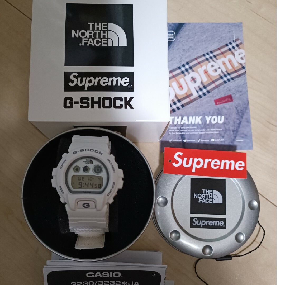 腕時計(デジタル)Supreme×THE NORTH FACE×G-SHOCK 限定トリプルコラボ