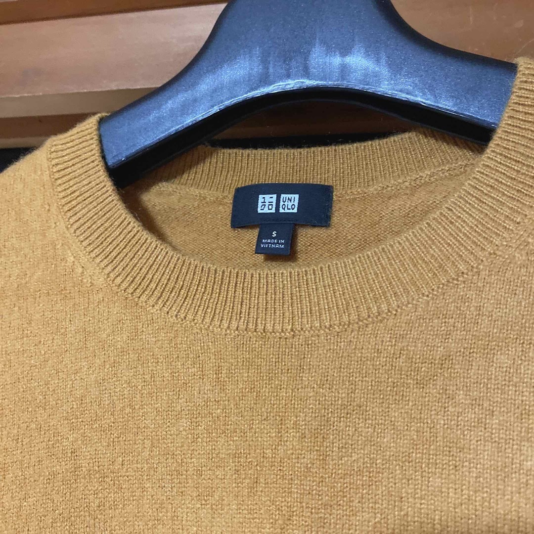 UNIQLO(ユニクロ)のUNIQLOカシミヤ100％ニット　キャメルブラウン レディースのトップス(ニット/セーター)の商品写真