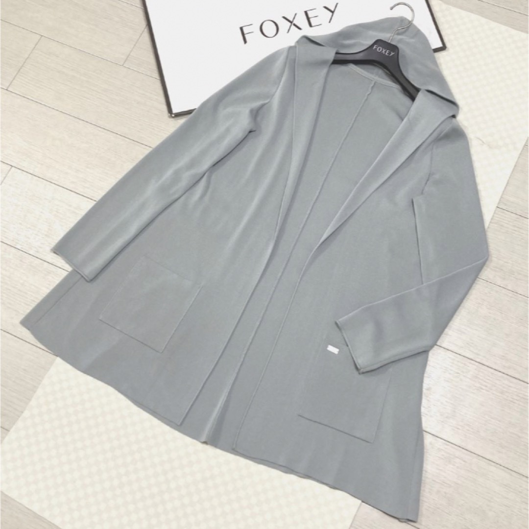 FOXEYロングフーディー40 美品レディース