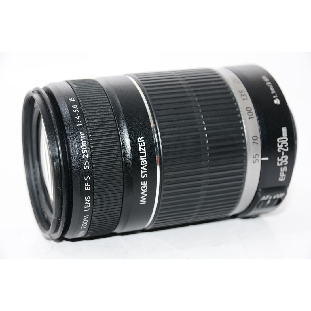 【外観特上級】Canon 望遠レンズ EF-S55-250mm F4-5.6 IS APS-C対応