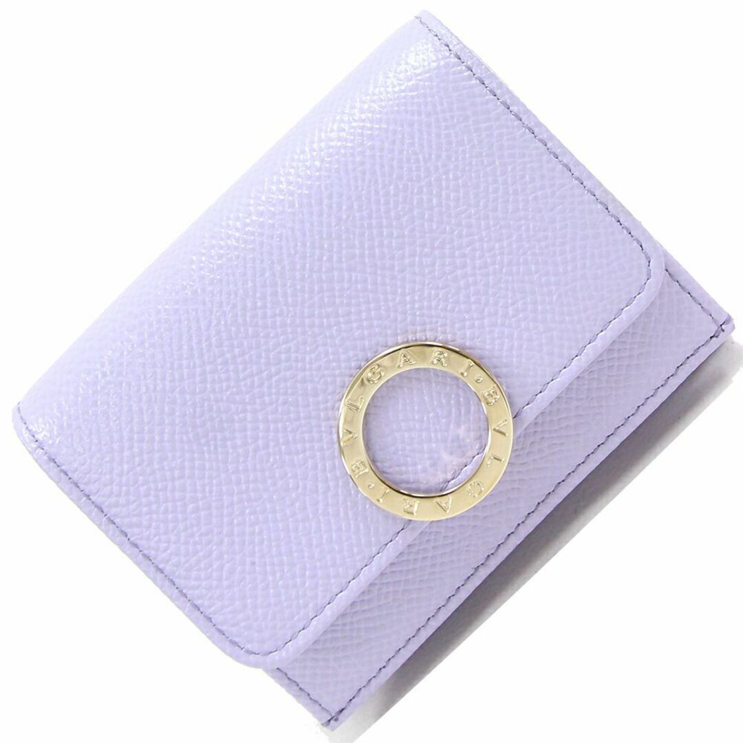 極美品✨現行品　 BVLGARI ブルガリ 三つ折り財布 ウォレット　グレー