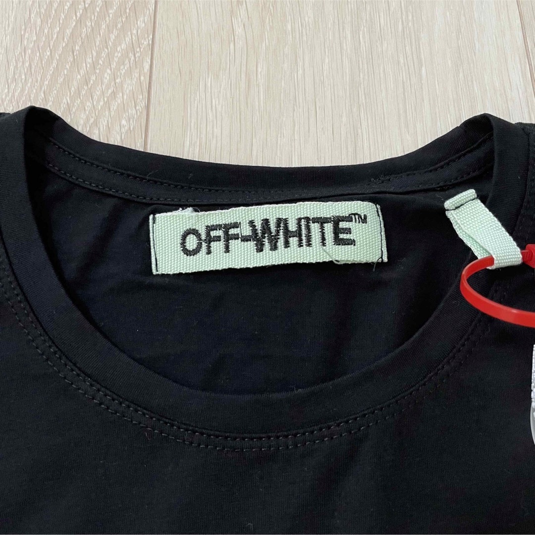 OFF-WHITE 2020SS Ocean Debris L/S Tee OMAB001S20185006 オフホワイト オーシャンデブリロングスリーブTシャツ 長袖カットソー ロンT プリント メッセージ ホワイト サイズL 【231112】【-B】【me04】