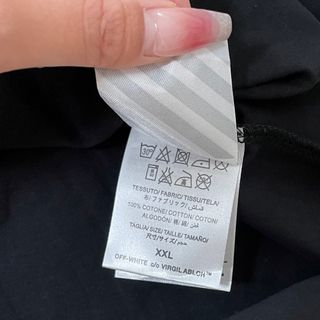 【未使 タグ付】OFF-WHITE スネイク Tシャツ