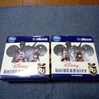 ベアブリック(BE@RBRICK)の未開封　ディズニーストア　ベアブリック　ユニベア　ミッキー　ミニー　モカ　プリン(その他)