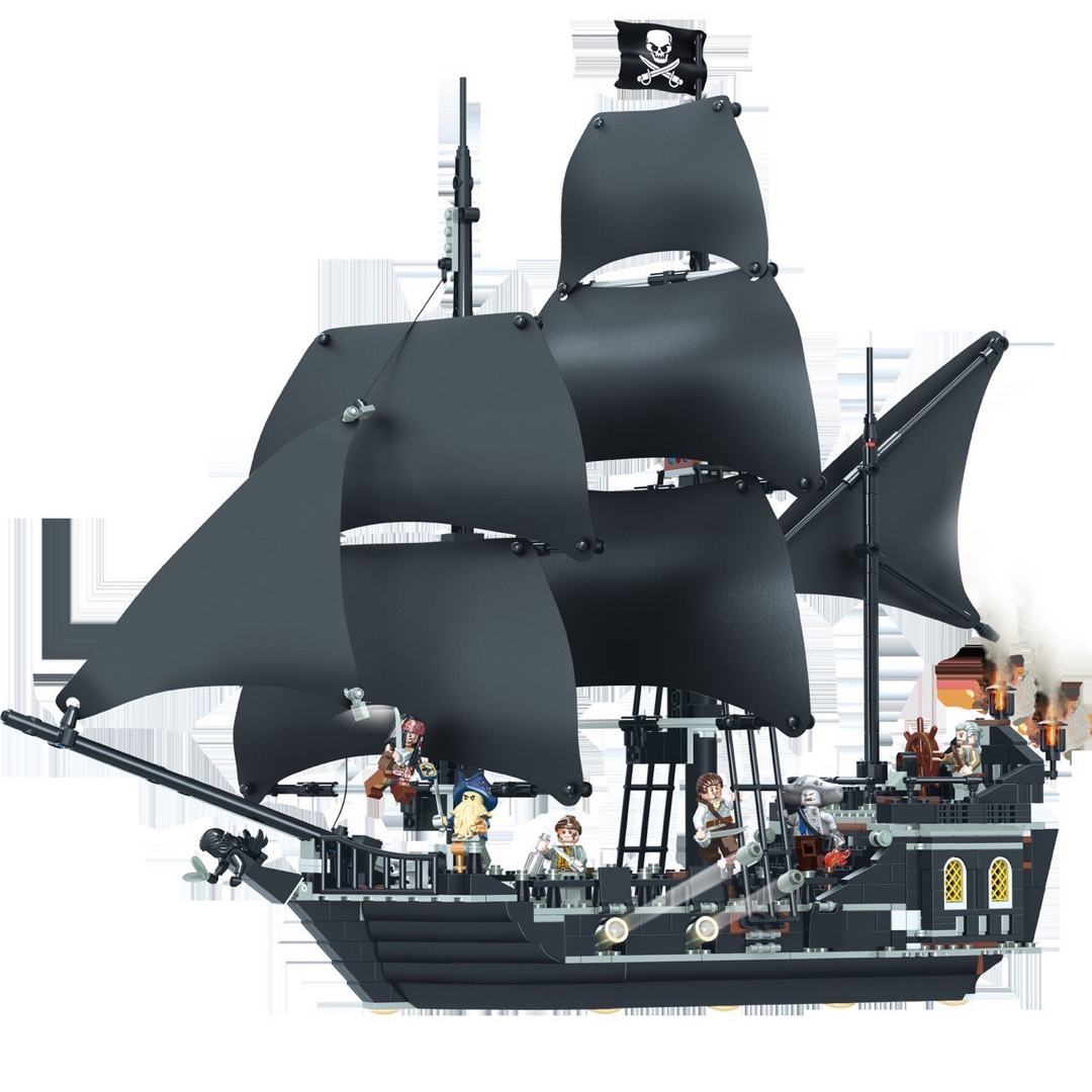 レゴ 互換　 ブラックパール号 パイレーツ オブ カリビアン　ミニフィグ  船