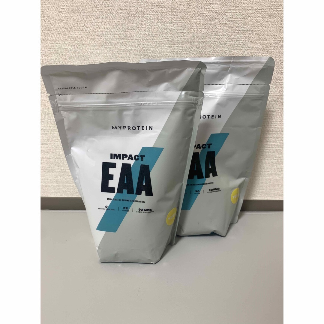 MYPROTEIN(マイプロテイン)の【最安値】EAA 1Kg（500g×2袋）ゆず 食品/飲料/酒の健康食品(アミノ酸)の商品写真