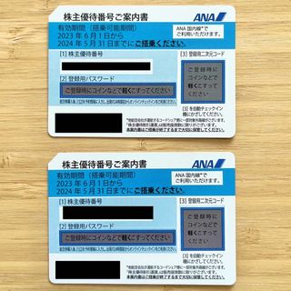 エーエヌエー(ゼンニッポンクウユ)(ANA(全日本空輸))のANA株主優待券2枚セット(その他)