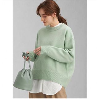 ユナイテッドアローズグリーンレーベルリラクシング(UNITED ARROWS green label relaxing)のgreenlabelrelaxing セレニティクルーネックプルオーバーニット②(ニット/セーター)