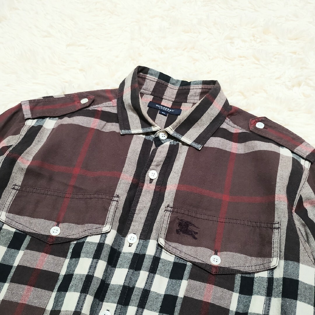 BURBERRY - 希少 BURBERRY バーバリーロンドン チェック柄シャツ ノバ