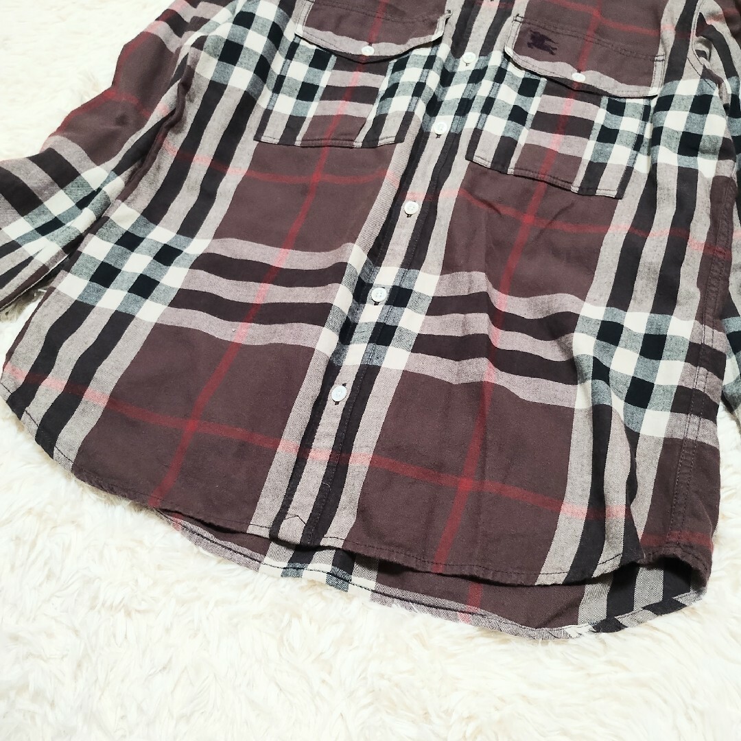 BURBERRY - 希少 BURBERRY バーバリーロンドン チェック柄シャツ ノバ