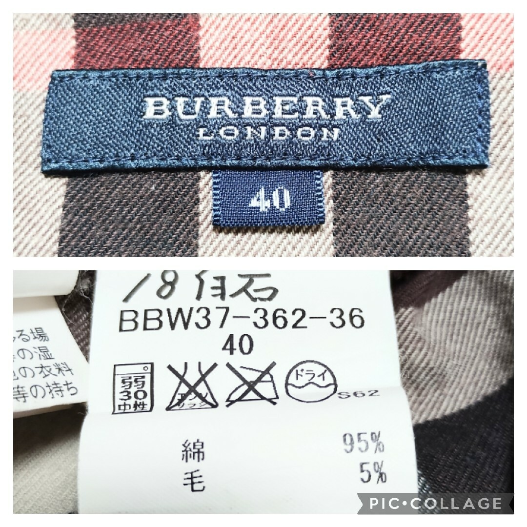 希少 BURBERRY バーバリーロンドン チェック柄シャツ ノバチェック L