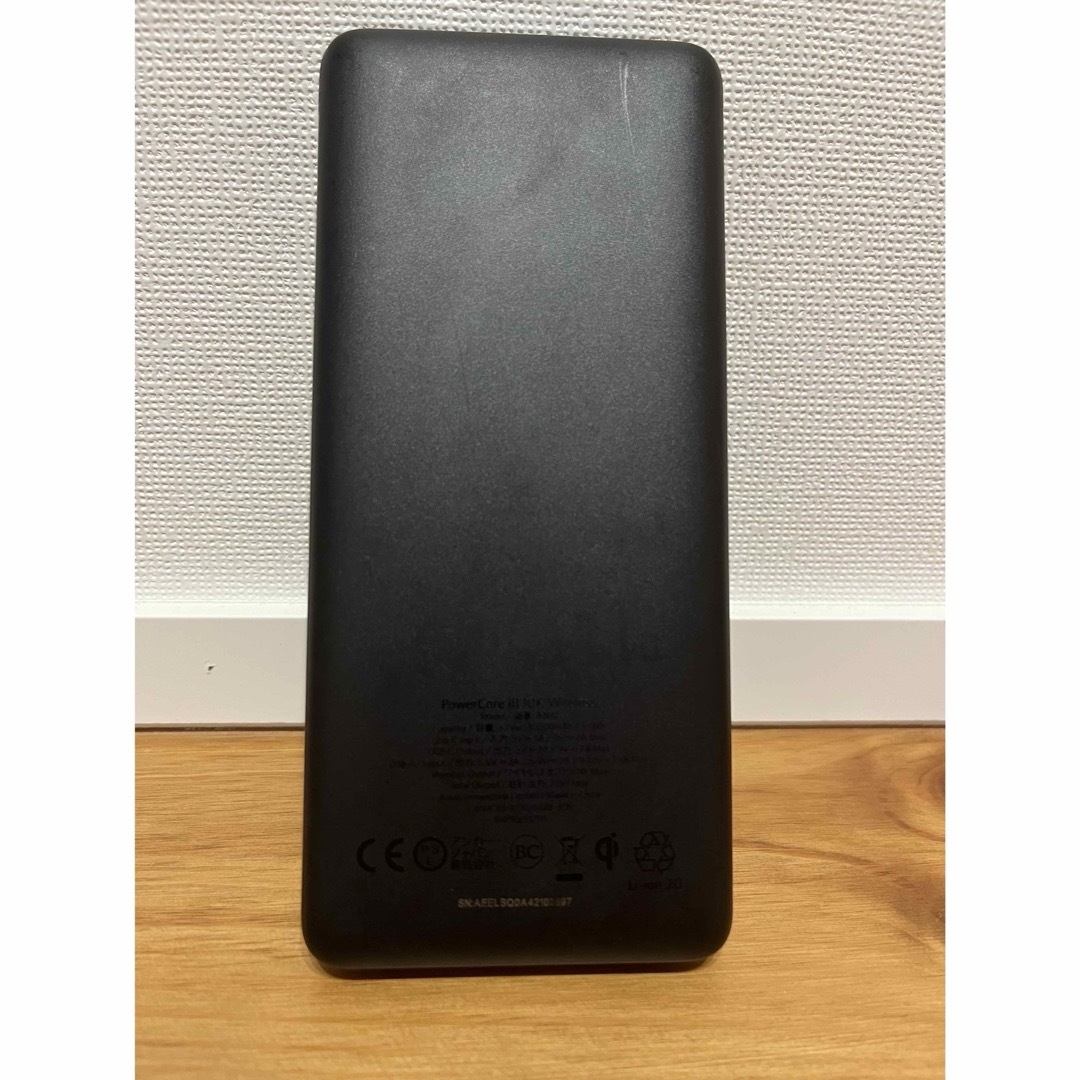 Anker(アンカー)の★Anker PowerCore III 10000 Wireless★ スマホ/家電/カメラのスマートフォン/携帯電話(バッテリー/充電器)の商品写真