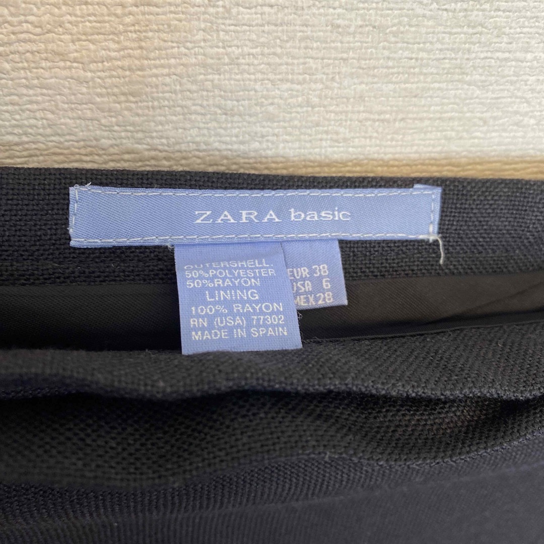 ZARA(ザラ)のZARA basic  黒スカート レディースのスカート(その他)の商品写真