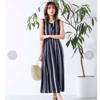 BCBG MAXAZRIA ストライプワンピース XXS マルチカラー 伸縮性