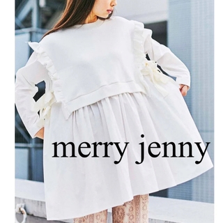 メリージェニー(merry jenny)の美品　merry jenny メリージェニー　ワンピース　スウェット　人気　完売(ひざ丈ワンピース)
