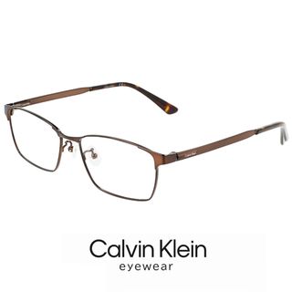 カルバンクライン(Calvin Klein)の【新品】 メンズ カルバンクライン メガネ ck21138a-200 calvin klein 眼鏡 ck21138a スクエア ウェリントン 型 めがね カルバン・クライン チタン メタル フレーム(サングラス/メガネ)