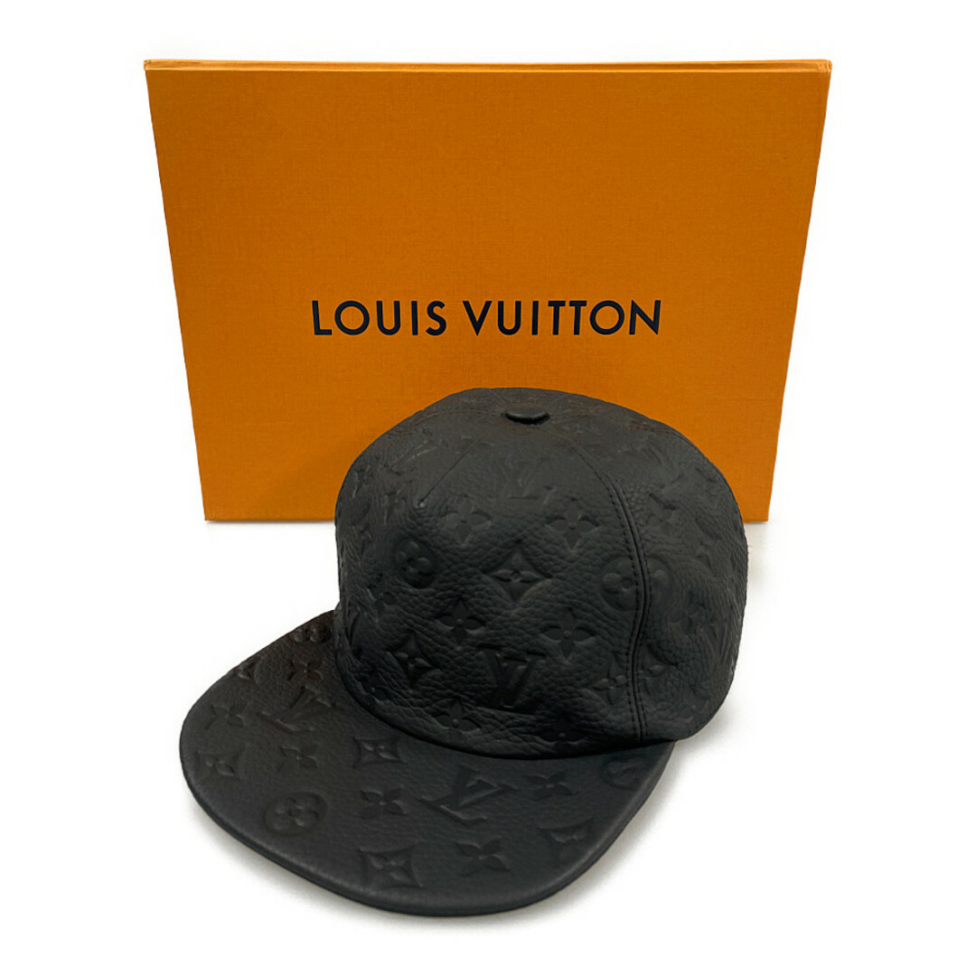 LOUIS VUITTON ルイ・ヴィトン MP2320 キャスケット モノグラム クイル1.0 トリヨンレザー ブラック サイズTU 正規品 / 32127