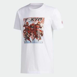 アディダス(adidas)の(新品)adidas 　カートゥーン調　 Tシャツ  (Tシャツ/カットソー(半袖/袖なし))