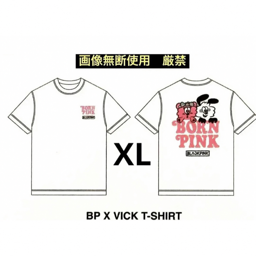 【XL】ブラックピンクBLACKPINK VERDY BP VICK Tee