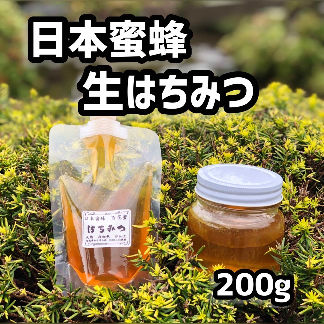日本蜜蜂のハチミツ　無加工 食品/飲料/酒の食品(その他)の商品写真