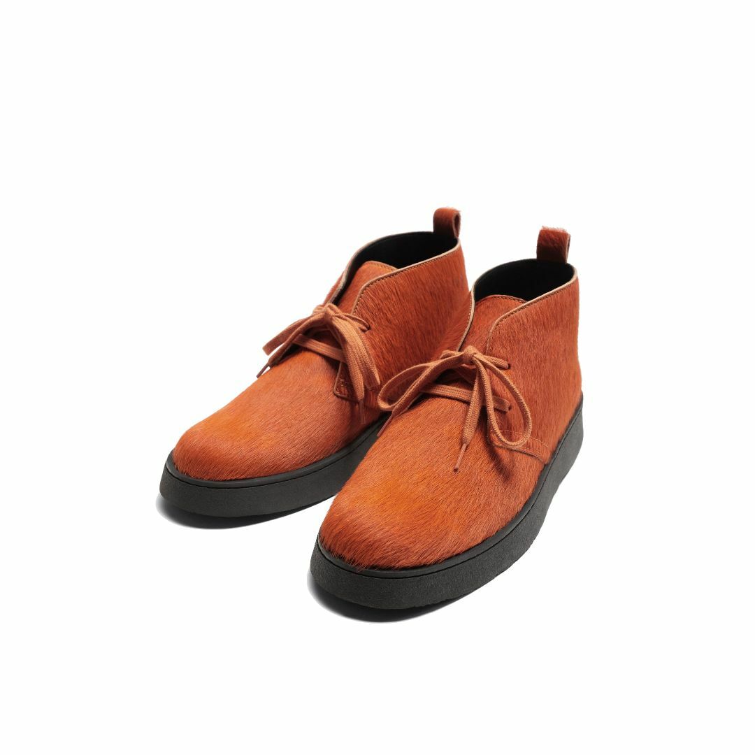 靴/シューズCLARKS X ZARA MAN ハラコカウレザー チャンキーチャッカーブーツ