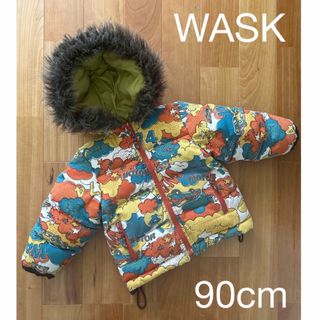 ワスク(WASK)のベビー　赤ちゃん　WASK ダウンジャケット　アウター　リバーシブル　80cm(ジャケット/上着)