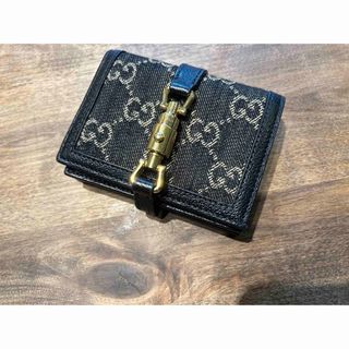 グッチ(Gucci)のgucci グッチ　GG ジャッキー1961 デニム ミニ財布(財布)