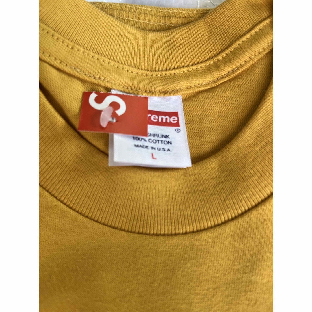 supreme BOXロゴTシャツ 半袖 ペイズリー バンダナ柄 黄色