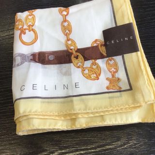 セリーヌ(celine)の値下げ★未使用 セリーヌ ミニスカーフ(バンダナ/スカーフ)