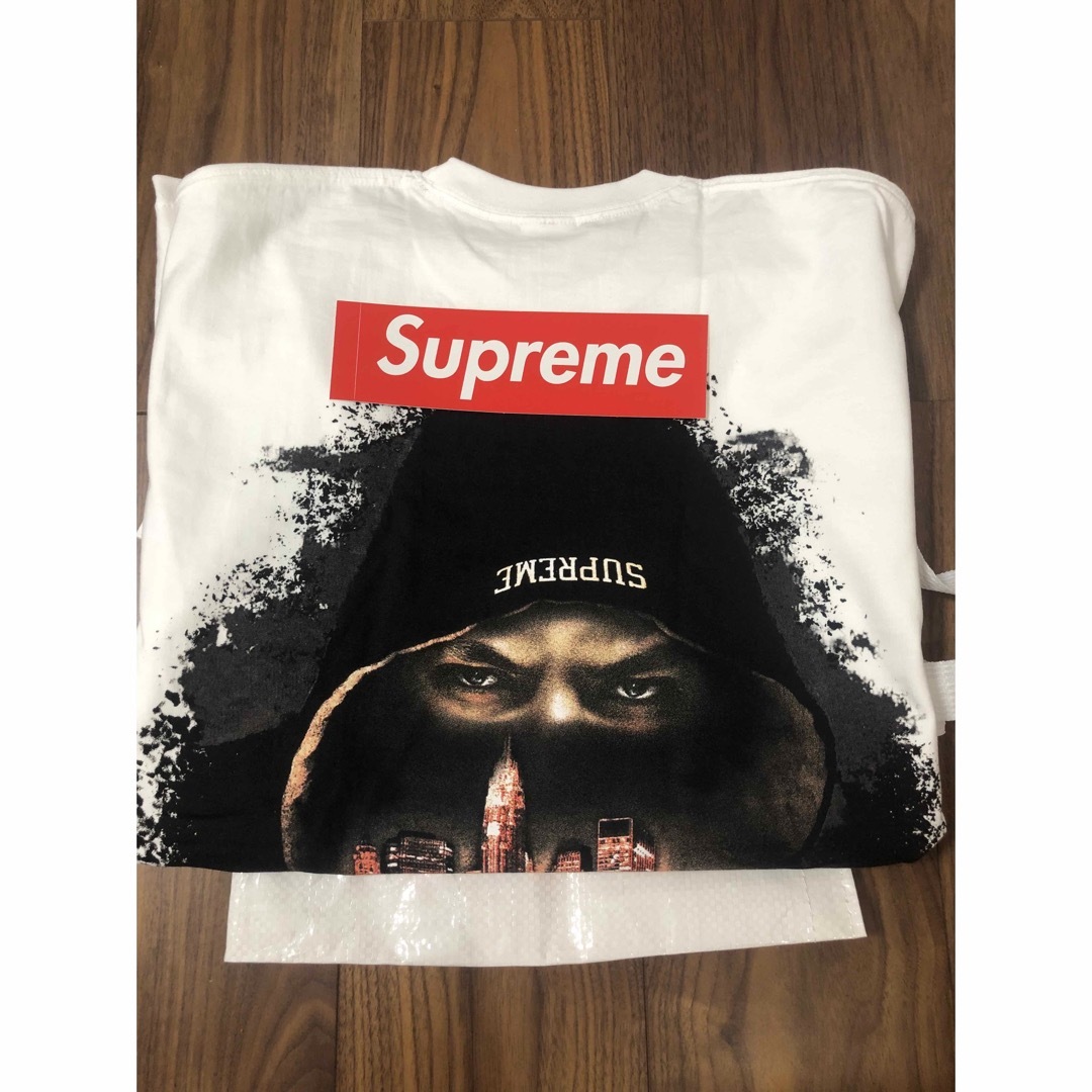 supreme  fighter tee ホワイト　L