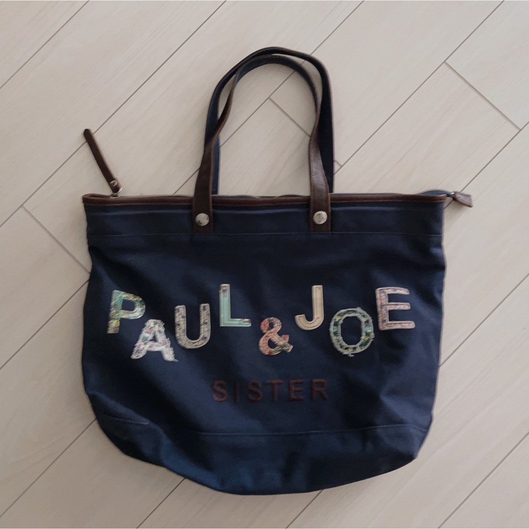 PAUL & JOE(ポールアンドジョー)の【PAUL&JOE/ポールアンドジョー】バッグ ネイビー レディースのバッグ(トートバッグ)の商品写真