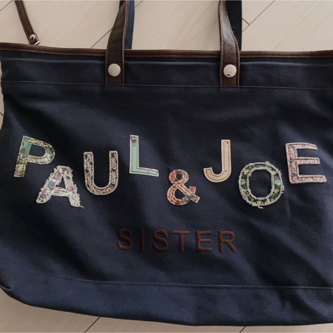 PAUL & JOE(ポールアンドジョー)の【PAUL&JOE/ポールアンドジョー】バッグ ネイビー レディースのバッグ(トートバッグ)の商品写真