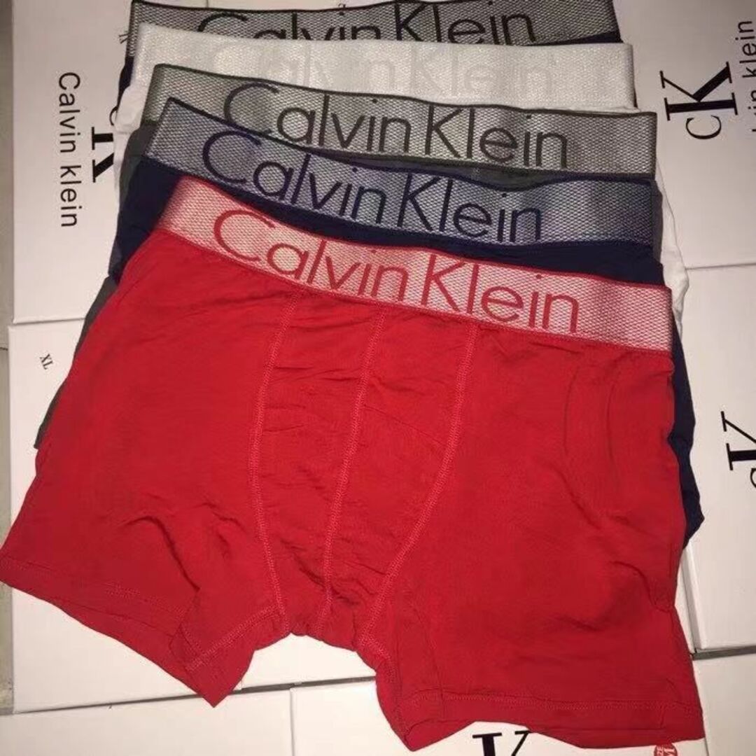 ck Calvin Klein(シーケーカルバンクライン)のカルバンクライン　ボクサーパンツセット M 5点5カラー メンズのアンダーウェア(ボクサーパンツ)の商品写真