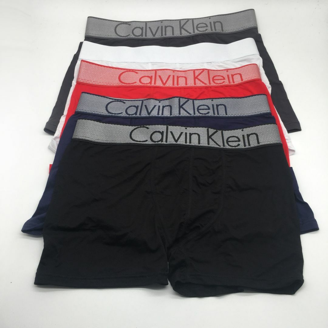 ck Calvin Klein(シーケーカルバンクライン)のカルバンクライン　ボクサーパンツセット M 5点5カラー メンズのアンダーウェア(ボクサーパンツ)の商品写真