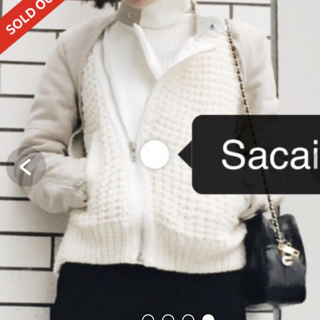 sacai(サカイ)のSacai  切替えブルゾンジャケット レディースのジャケット/アウター(ブルゾン)の商品写真