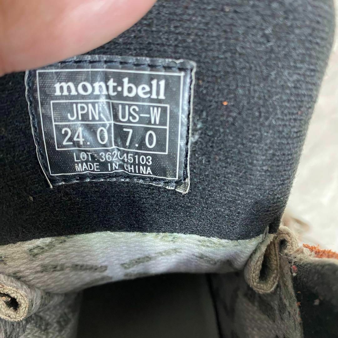 mont bell - mont-bell トレッキングシューズ ゴアテックス素材 24cmの
