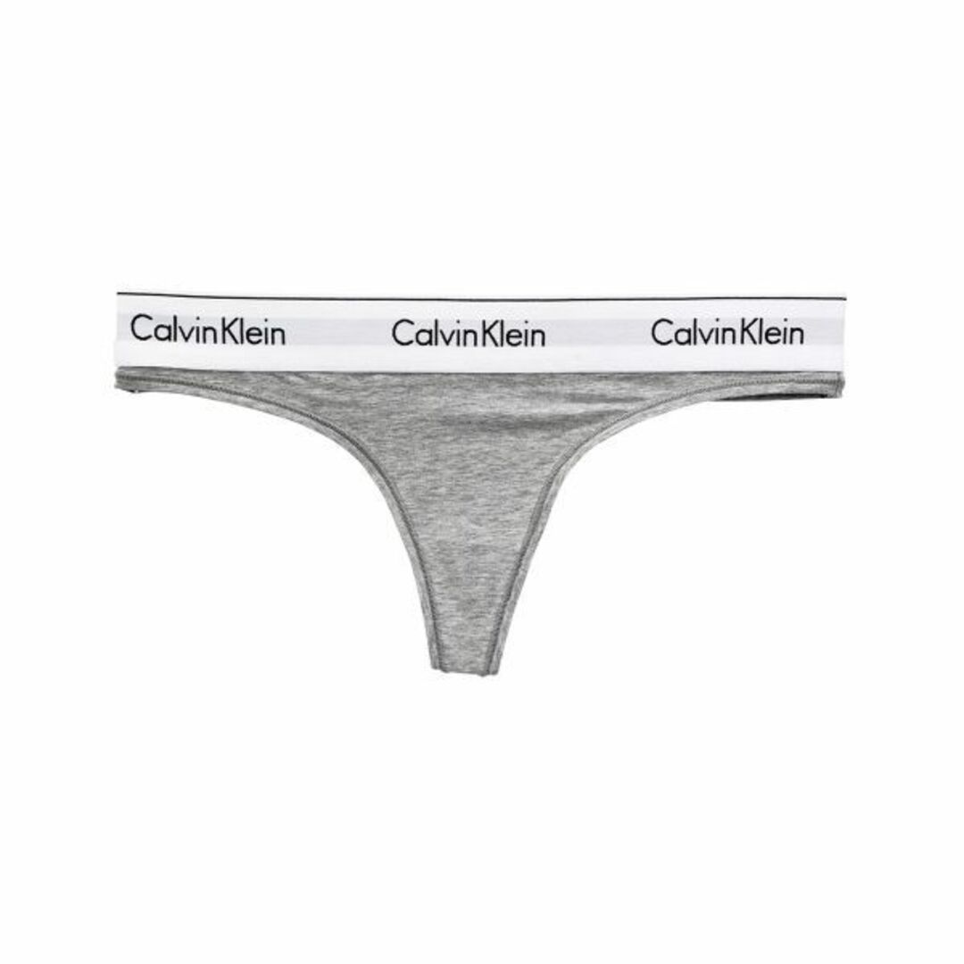 ck Calvin Klein(シーケーカルバンクライン)の カルバンクライン　レディース 上下セット　下着　Tバック　Mサイズ　グレー レディースの下着/アンダーウェア(ブラ&ショーツセット)の商品写真