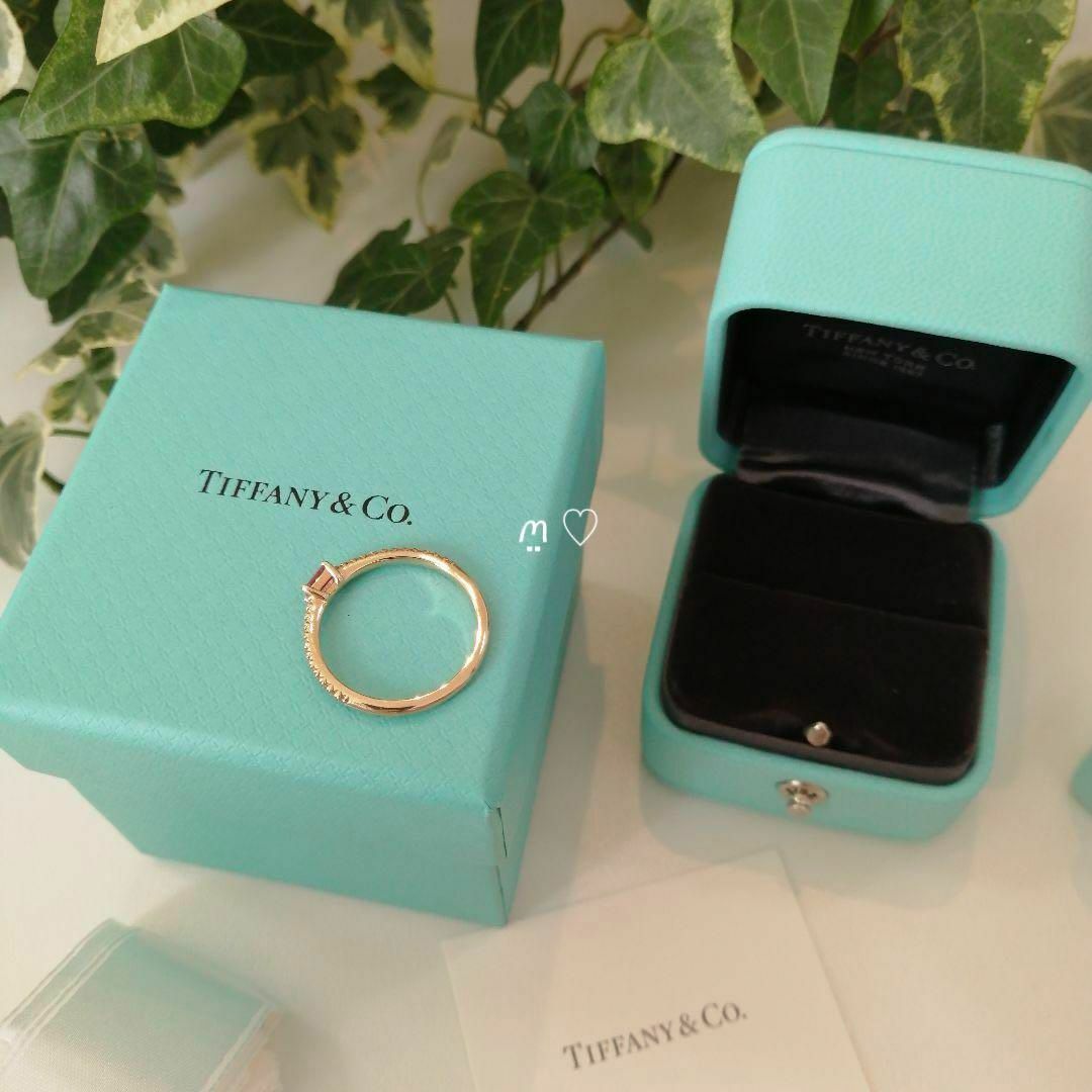 Tiffany & Co.(ティファニー)のティファニー　ノヴォホライゾンリング　11号　ピンクサファイア　エメラルドカット レディースのアクセサリー(リング(指輪))の商品写真