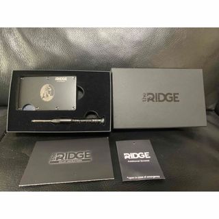 ザリッジ(the RIDGE)のthe RIDGE チタニウム　ブルー　マネークリップ　AMEX 限定(マネークリップ)