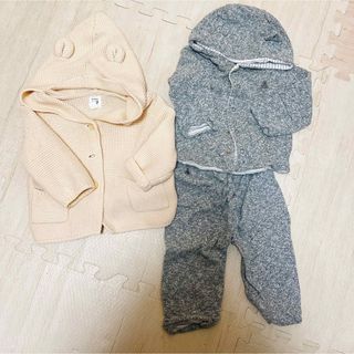 ベビーギャップ(babyGAP)のGap baby ポンチョ＆パーカーセットアップ(トレーナー)