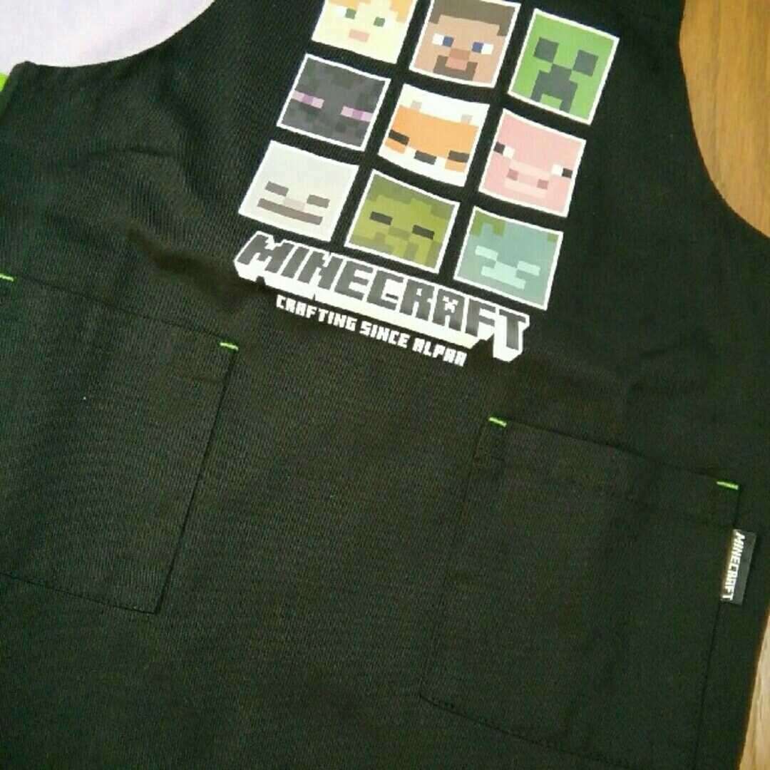 バースデイ(バースデイ)のマインクラフト エプロン 2枚  キッズ/ベビー/マタニティのキッズ服男の子用(90cm~)(その他)の商品写真