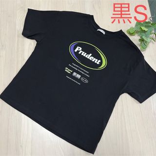 ハニーズ(HONEYS)の黒　半袖ロゴTシャツ　レディースS(Tシャツ(半袖/袖なし))